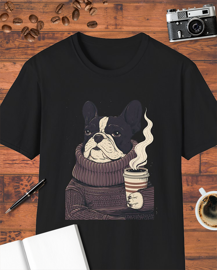 French Bulldog Coffee Lover T-Shirt