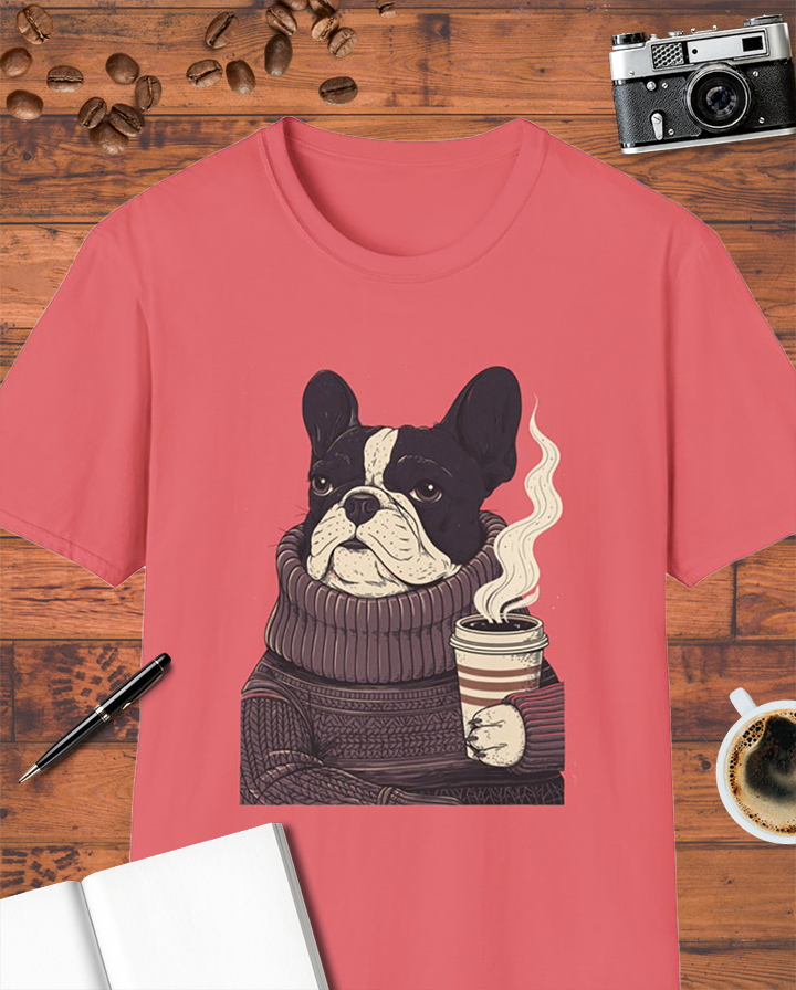 French Bulldog Coffee Lover T-Shirt