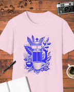 French Press Coffee Art T-Shirt