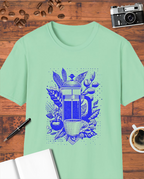 French Press Coffee Art T-Shirt