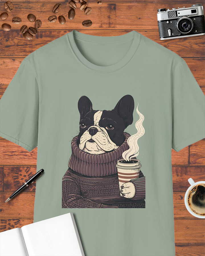 French Bulldog Coffee Lover T-Shirt