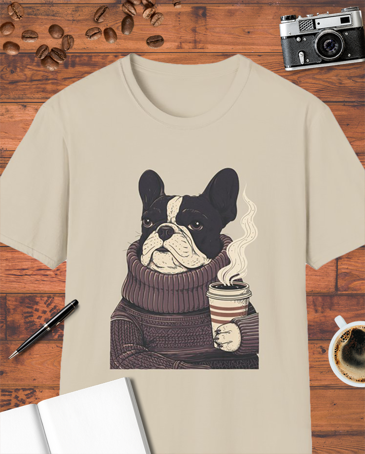 French Bulldog Coffee Lover T-Shirt