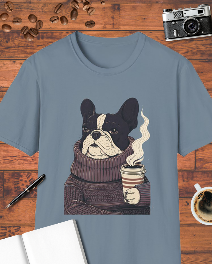 French Bulldog Coffee Lover T-Shirt