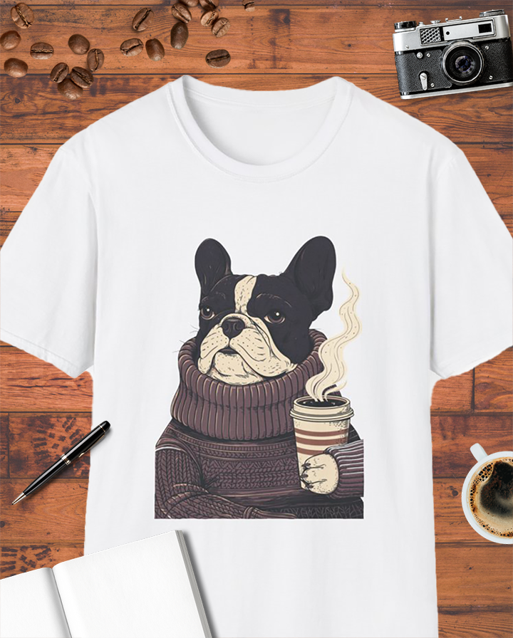 French Bulldog Coffee Lover T-Shirt