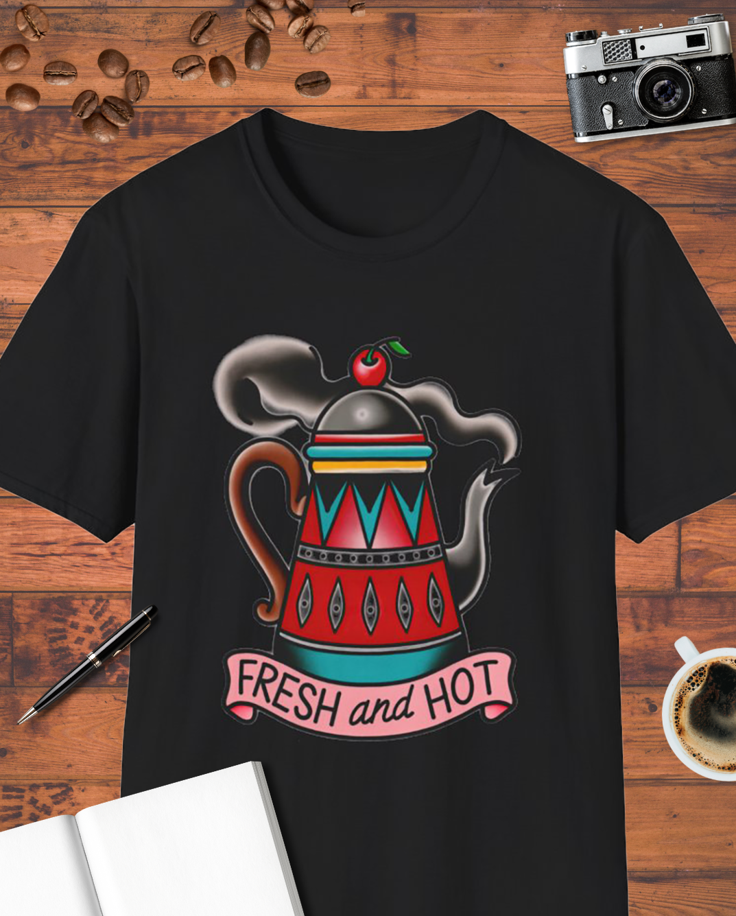 Fresh and Hot Coffee Pot T-Shirt