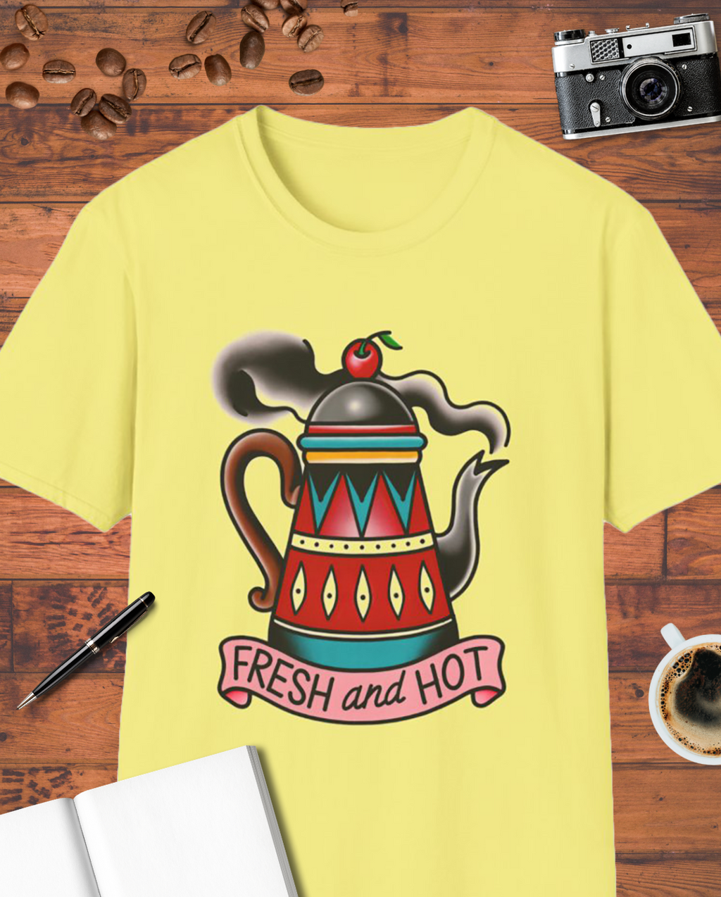 Fresh and Hot Coffee Pot T-Shirt