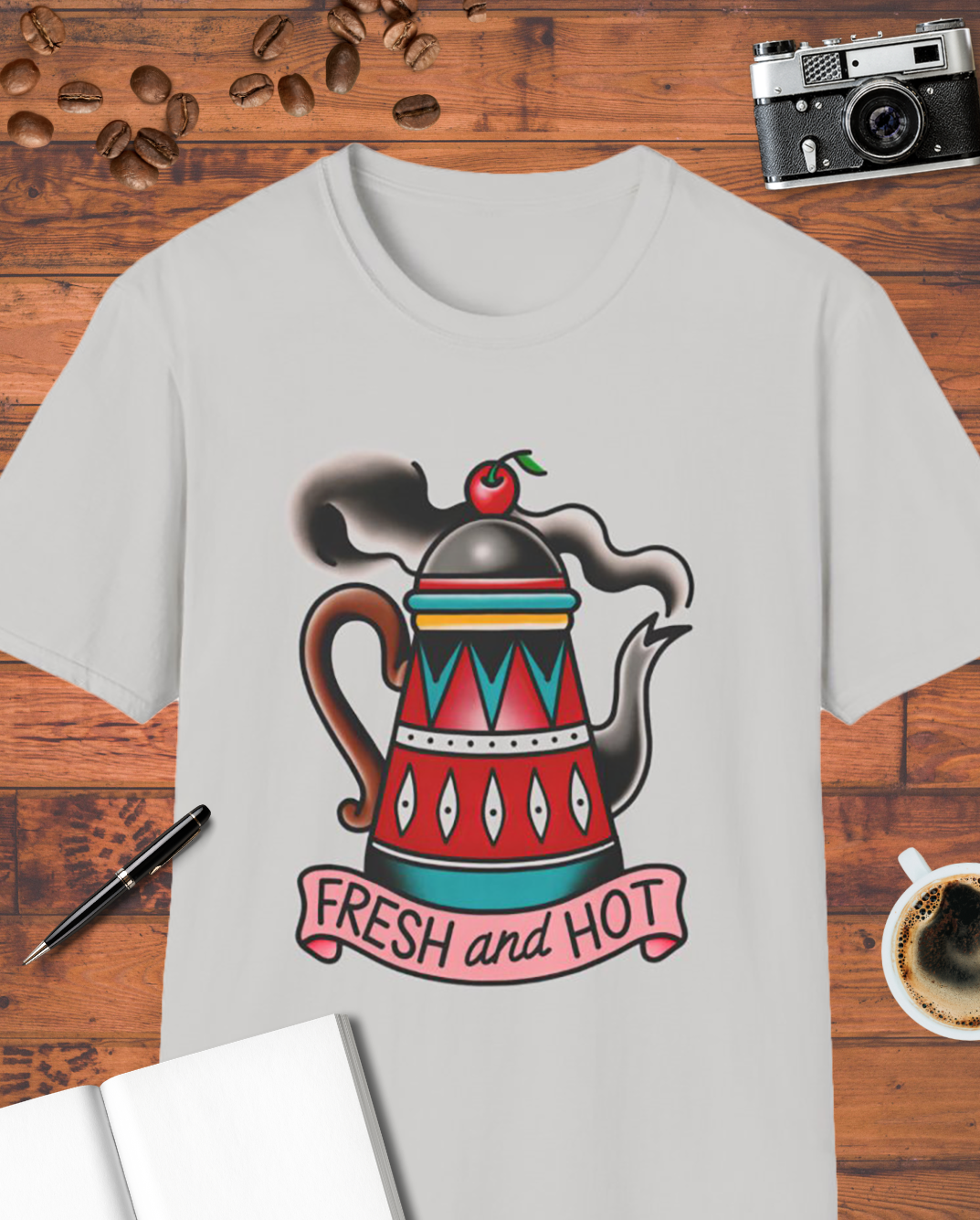 Fresh and Hot Coffee Pot T-Shirt