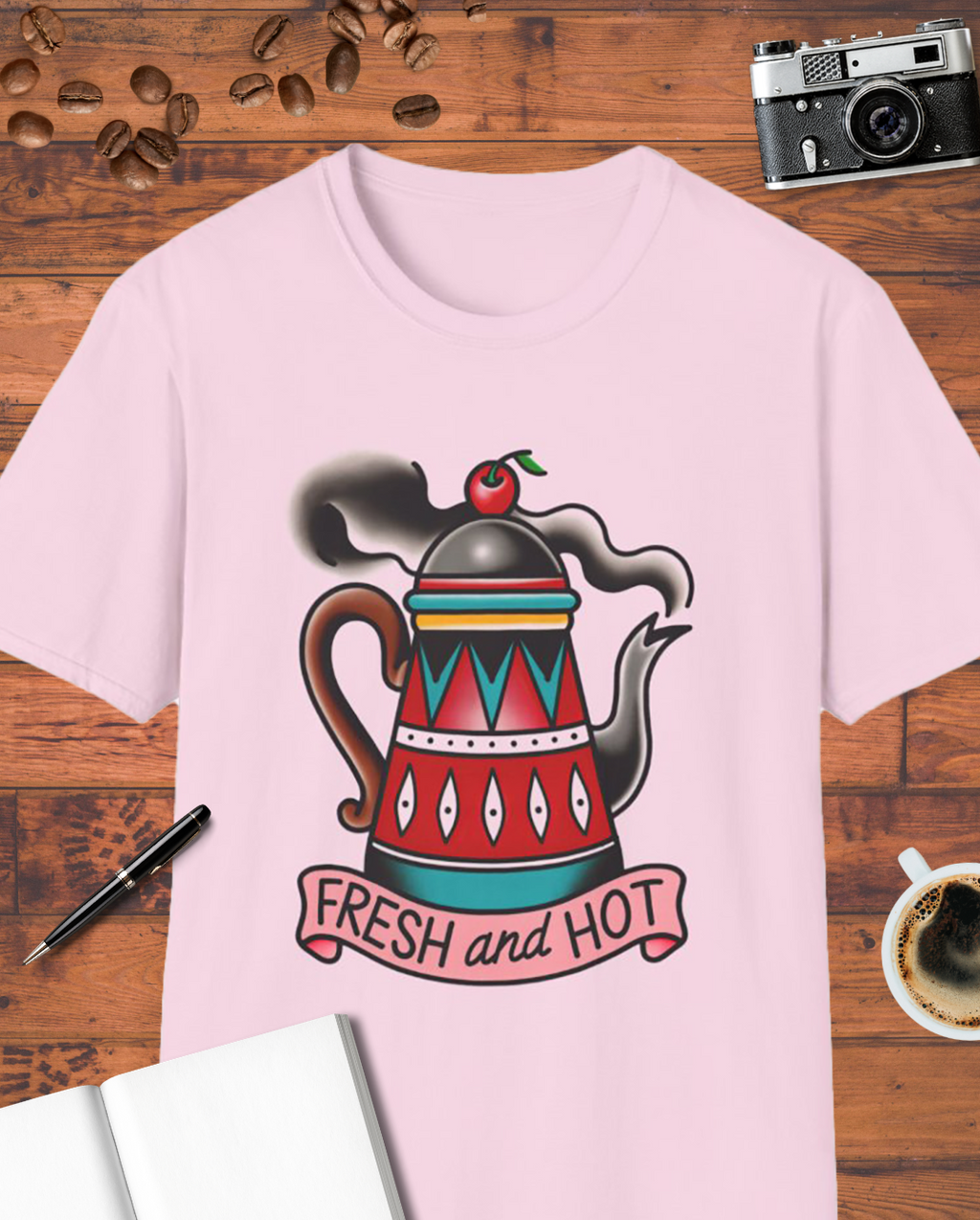 Fresh and Hot Coffee Pot T-Shirt