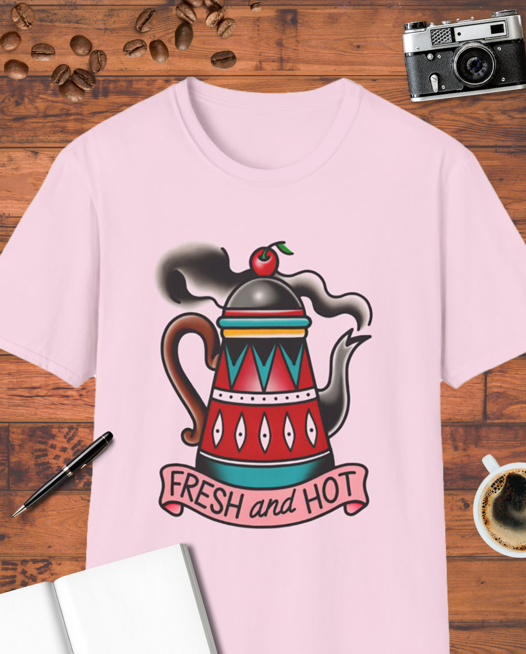 Fresh and Hot Coffee Pot T-Shirt