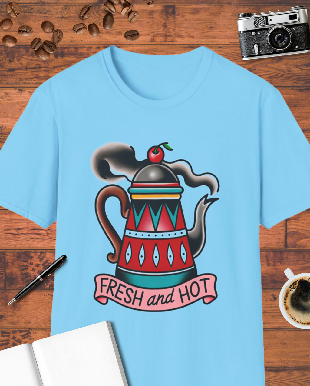 Fresh and Hot Coffee Pot T-Shirt
