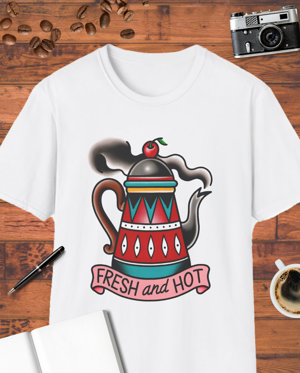 Fresh and Hot Coffee Pot T-Shirt