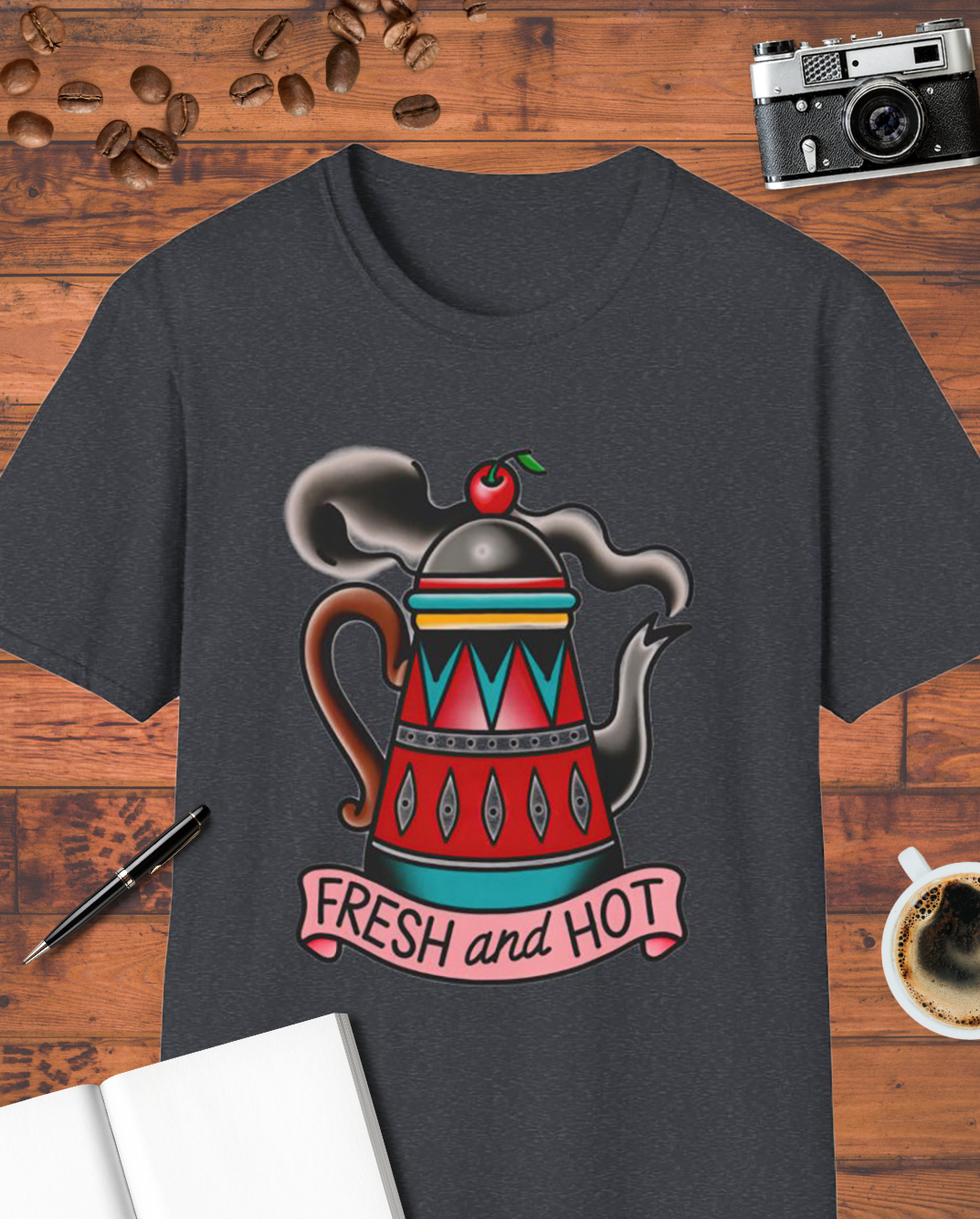 Fresh and Hot Coffee Pot T-Shirt