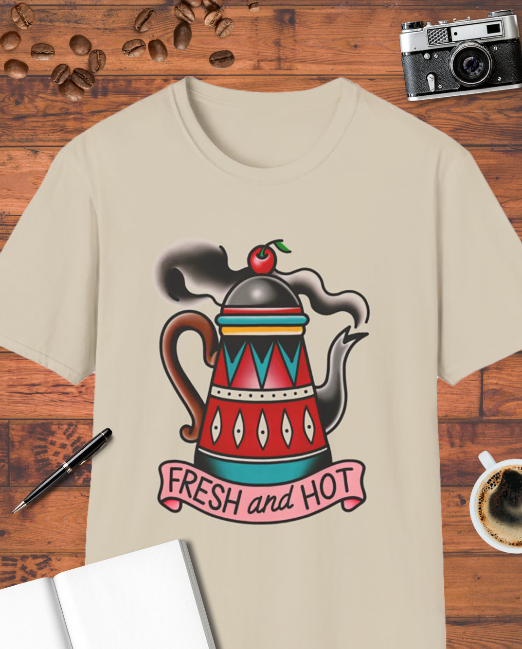 Fresh and Hot Coffee Pot T-Shirt