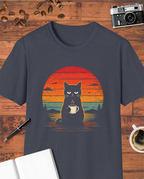 Funny Cat Coffee T-Shirt