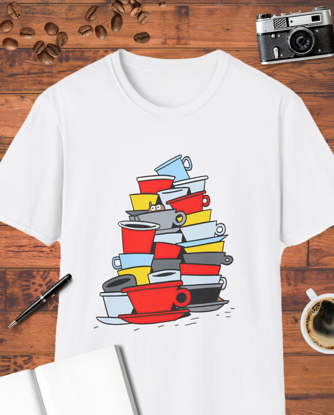 Funny Coffee Cups T-Shirt