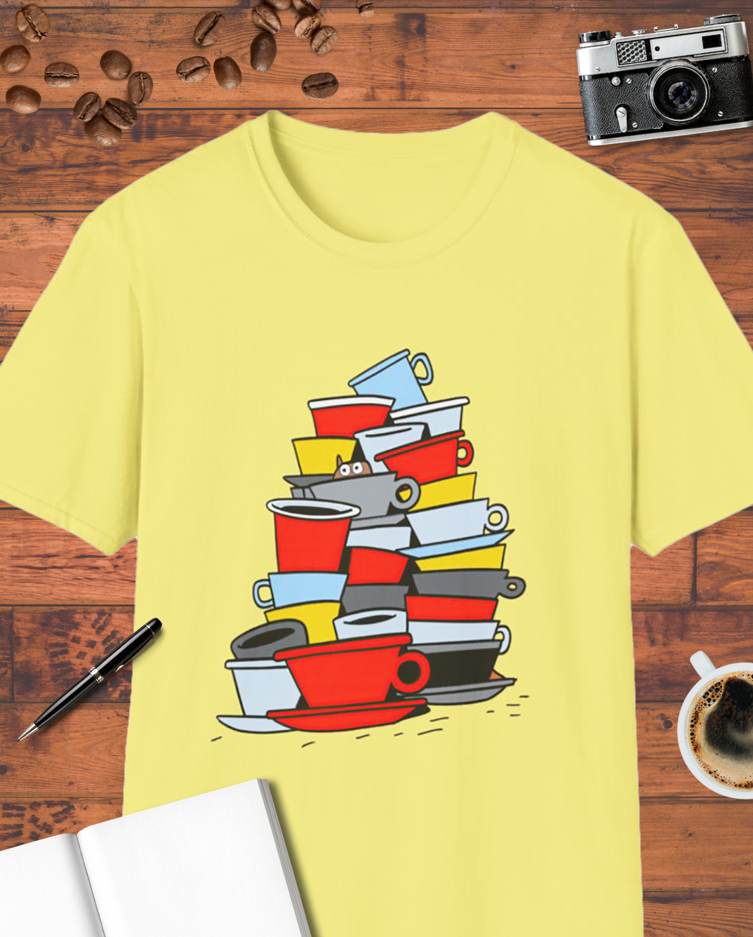 Funny Coffee Cups T-Shirt