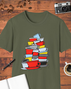 Funny Coffee Cups T-Shirt