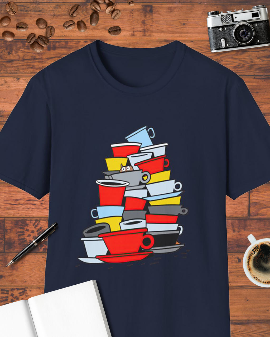 Funny Coffee Cups T-Shirt