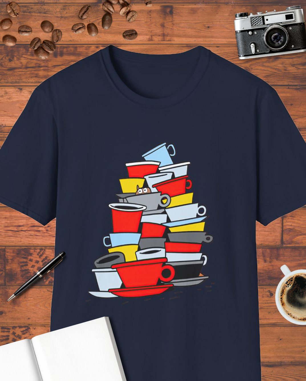 Funny Coffee Cups T-Shirt