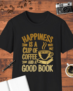 Happiness Is a Cup of Coffee and a Good Book T-Shirt