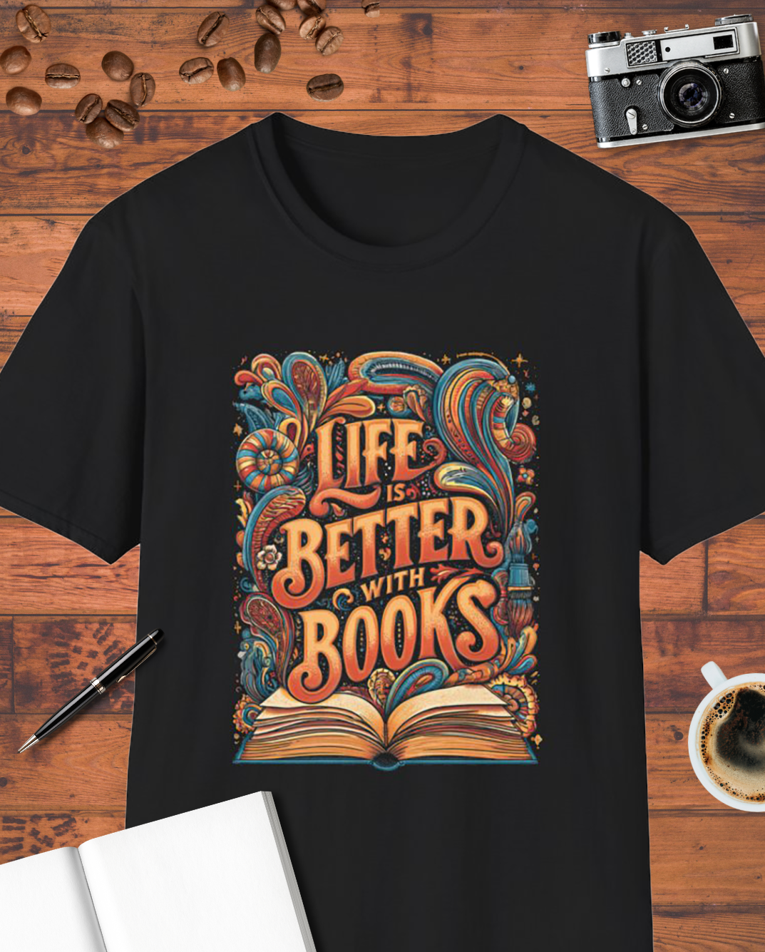 Life Is Better with Books T-Shirt