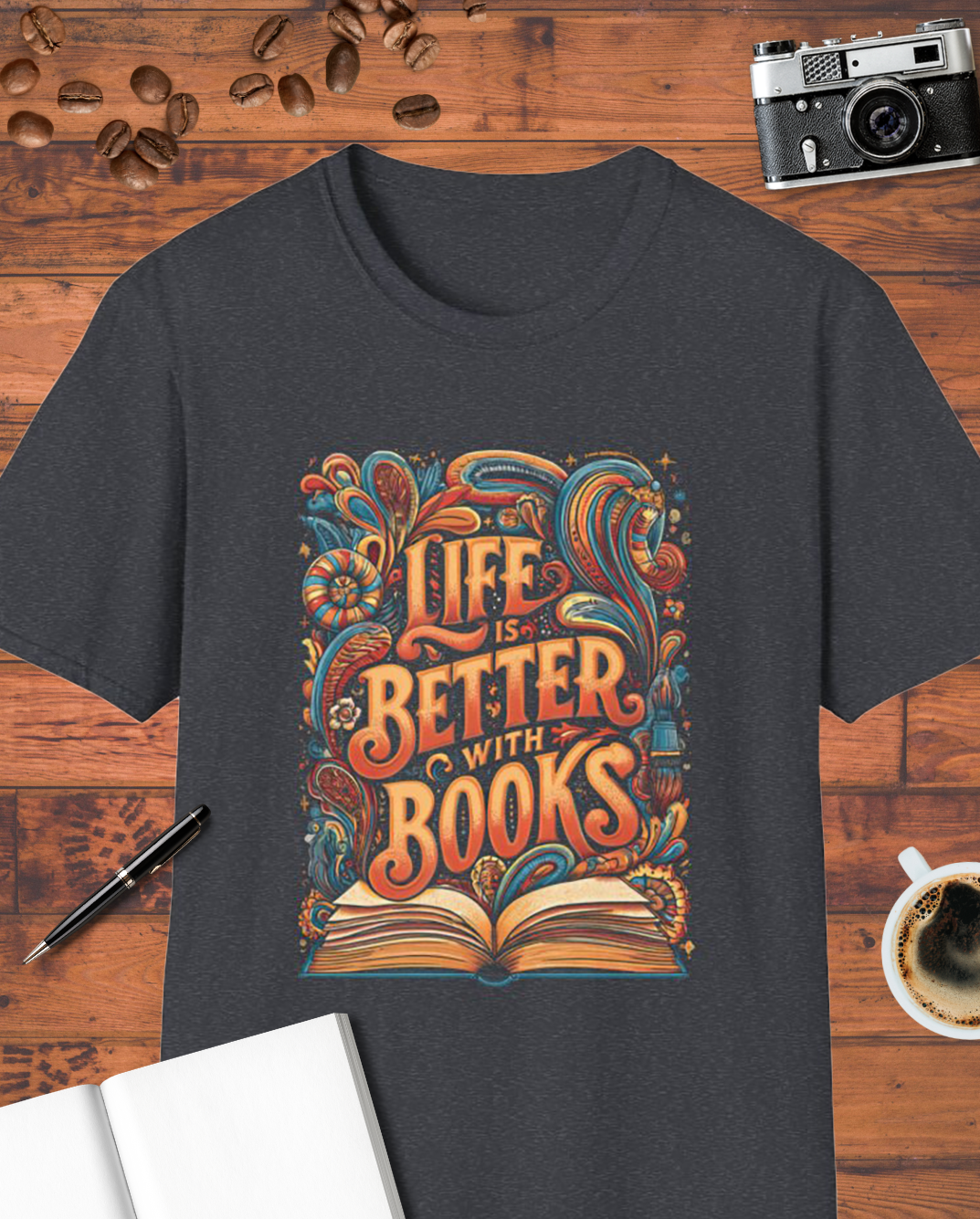 Life Is Better with Books T-Shirt
