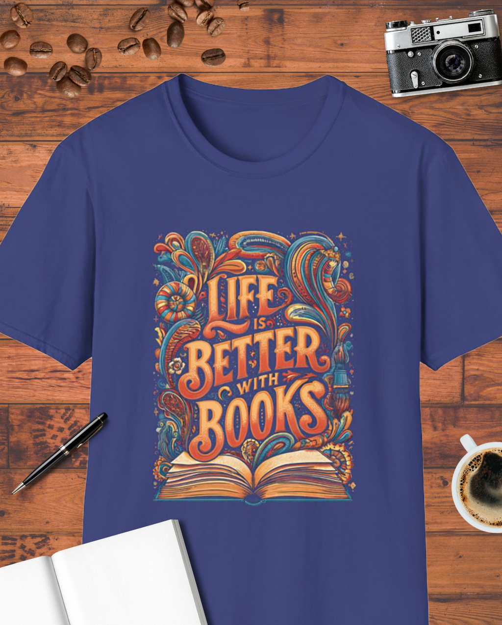 Life Is Better with Books T-Shirt