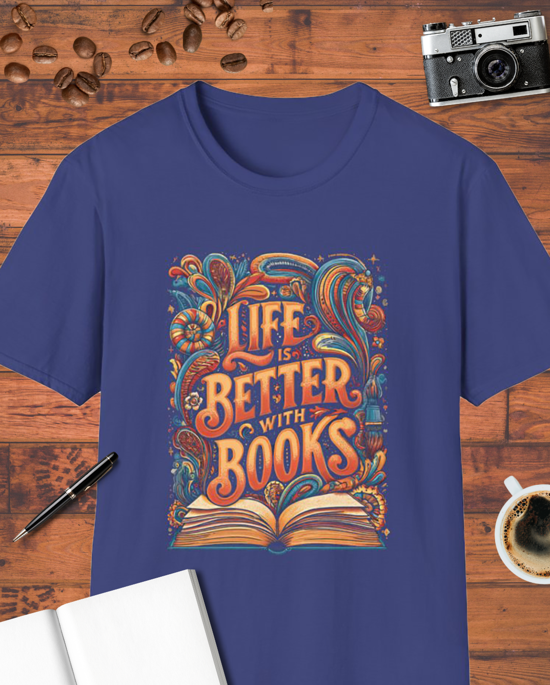 Life Is Better with Books T-Shirt