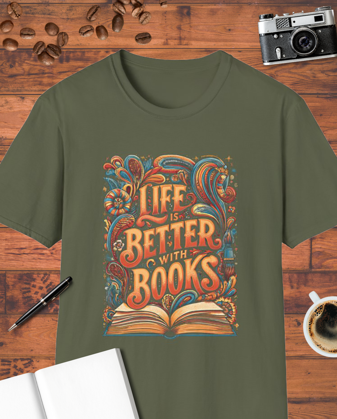 Life Is Better with Books T-Shirt