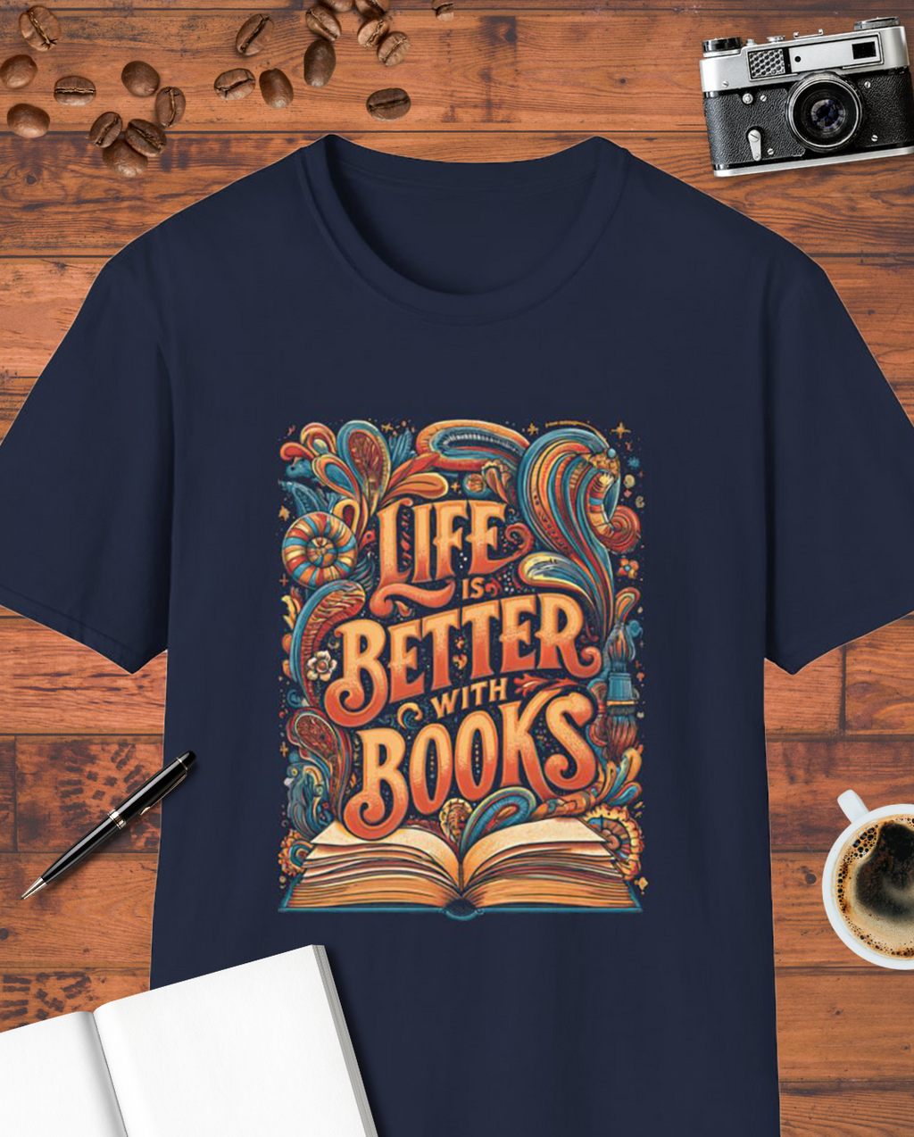 Life Is Better with Books T-Shirt