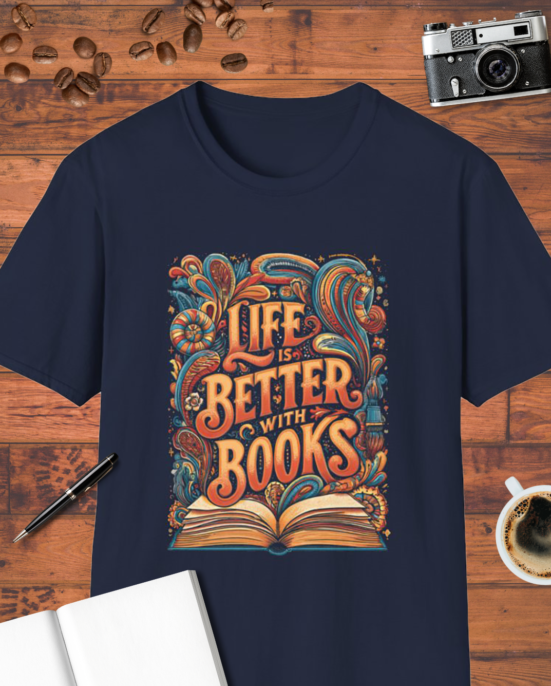 Life Is Better with Books T-Shirt