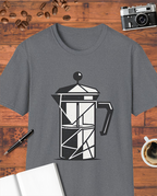 Modern Geometric French Press T-Shirt