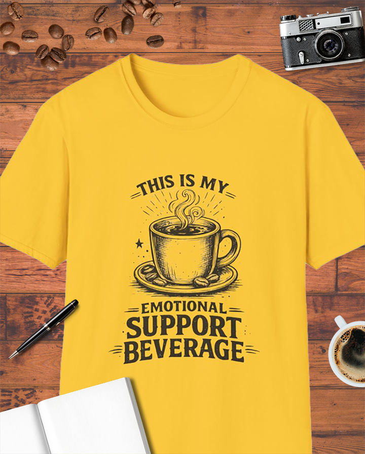 My Emotional Support Beverage T-Shirt