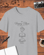 My Happy Place: Mug, Book & Blanket T-Shirt