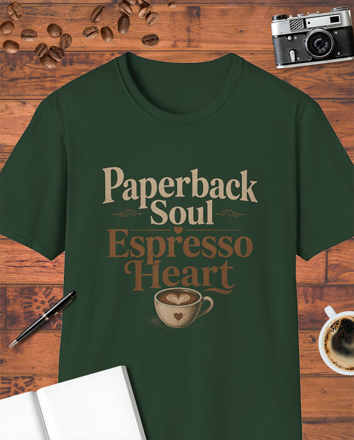 Paperback Soul Espresso Heart T-Shirt