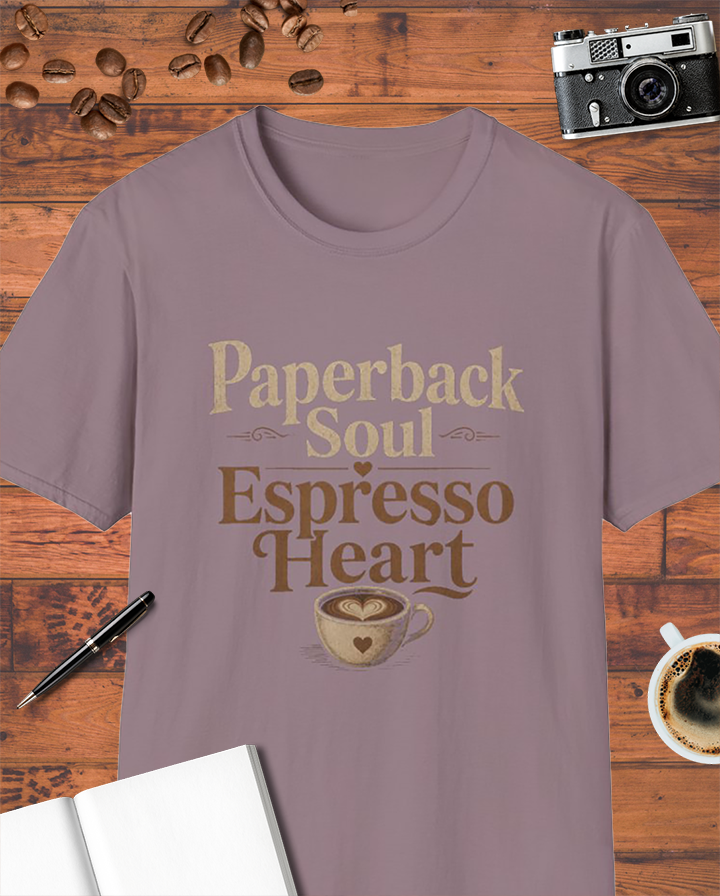 Paperback Soul Espresso Heart T-Shirt