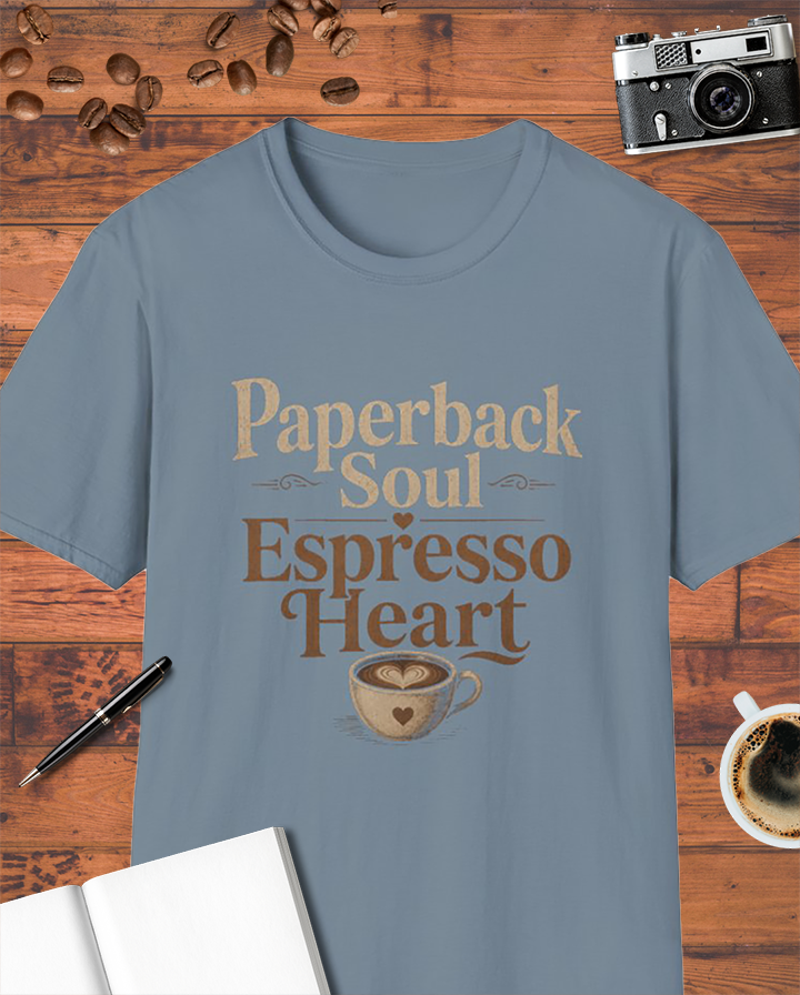 Paperback Soul Espresso Heart T-Shirt