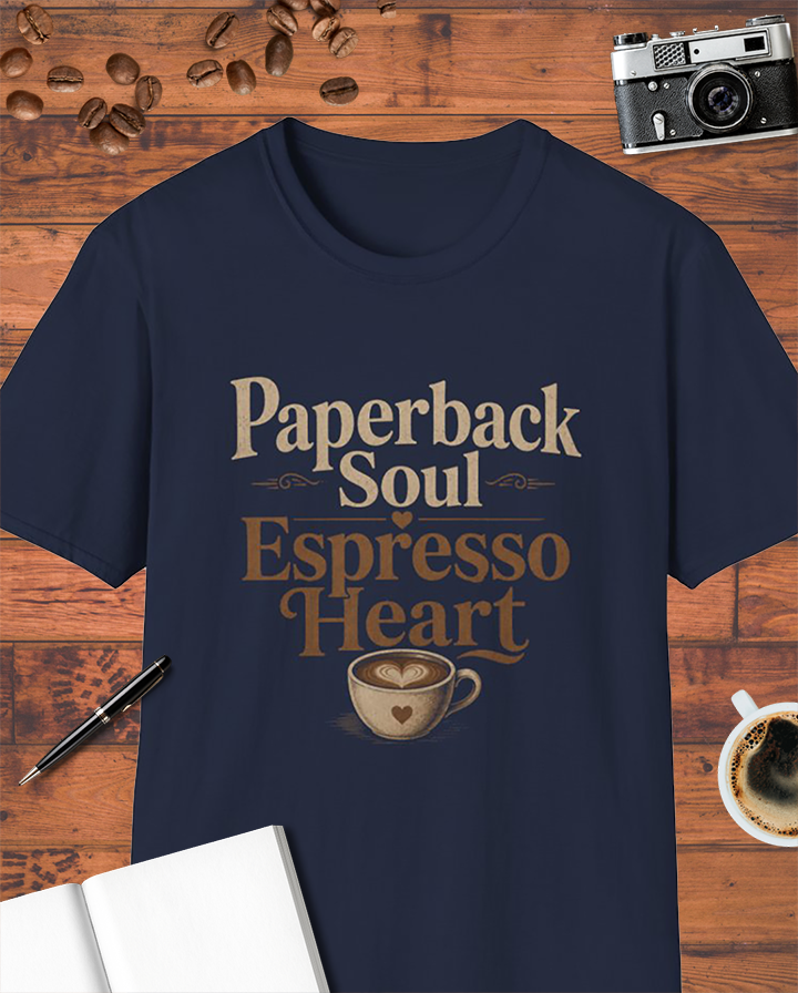 Paperback Soul Espresso Heart T-Shirt
