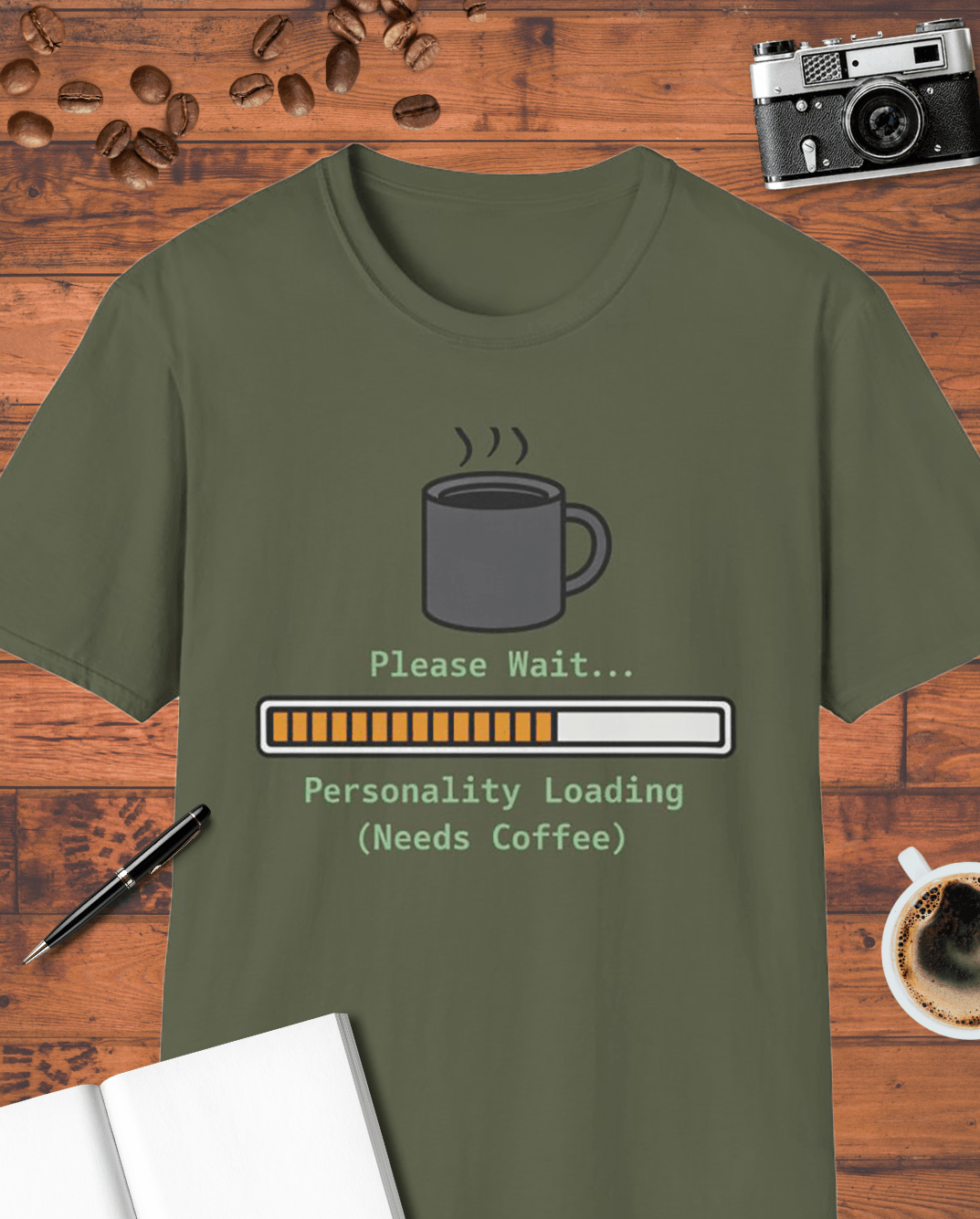 Please Wait: Personality Loading T-Shirt