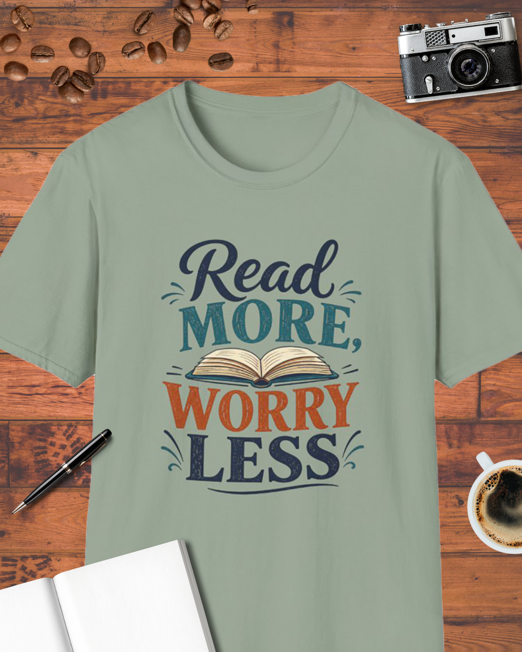 Read More, Worry Less T-Shirt