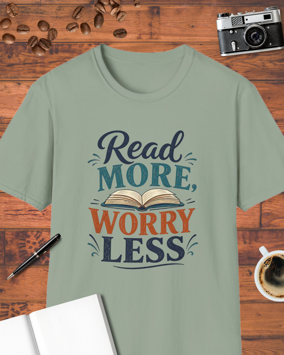 Read More, Worry Less T-Shirt
