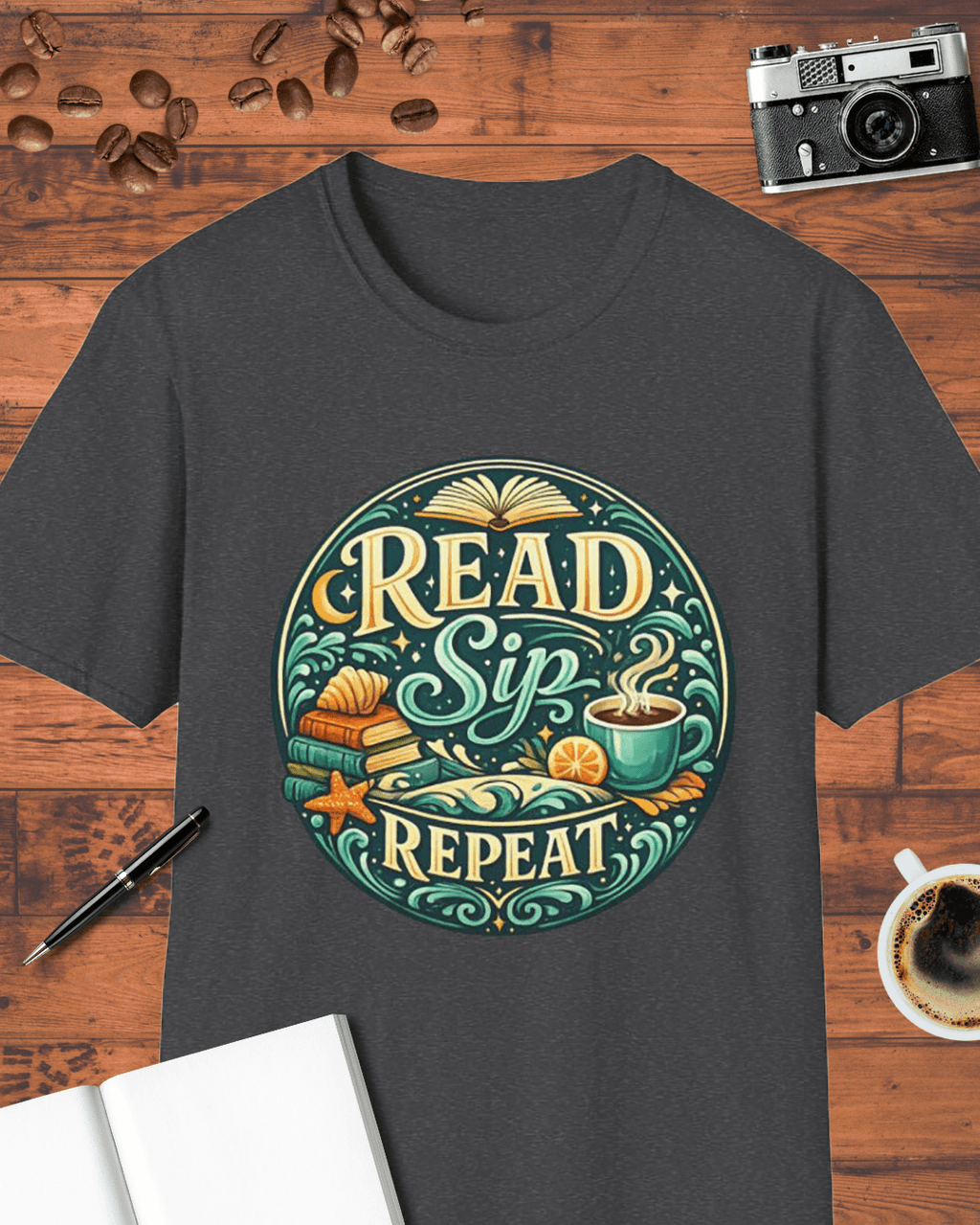 Read Sip Repeat T-Shirt