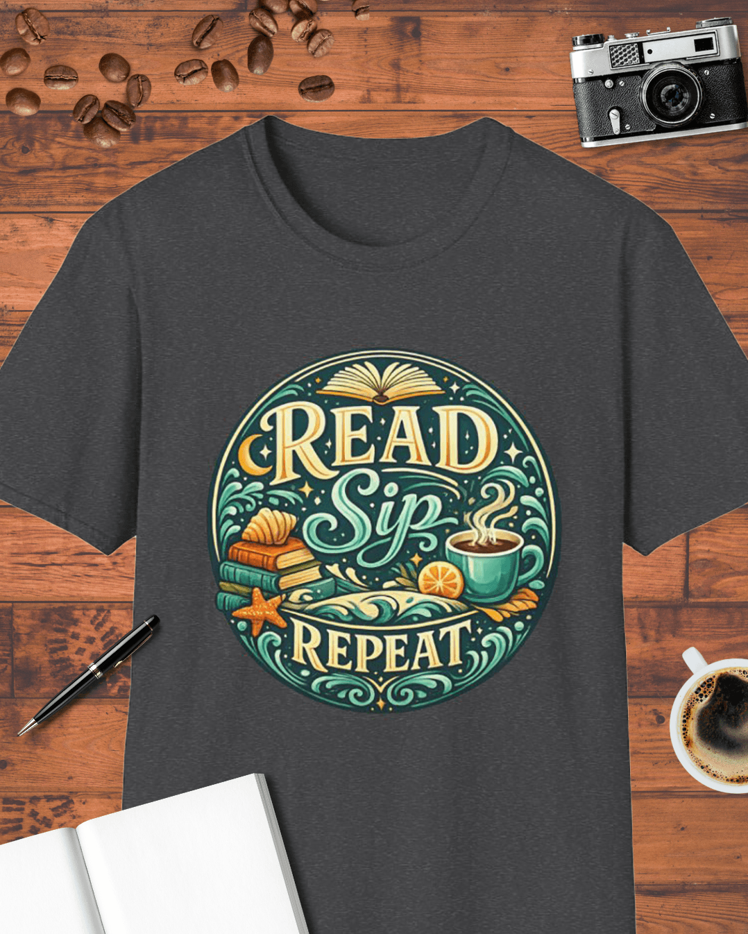 Read Sip Repeat T-Shirt