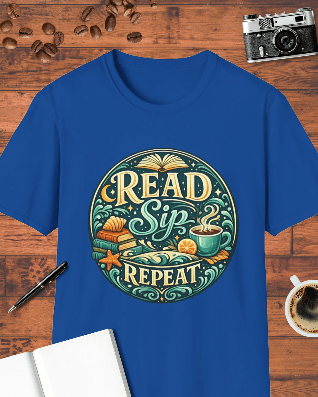Read Sip Repeat T-Shirt