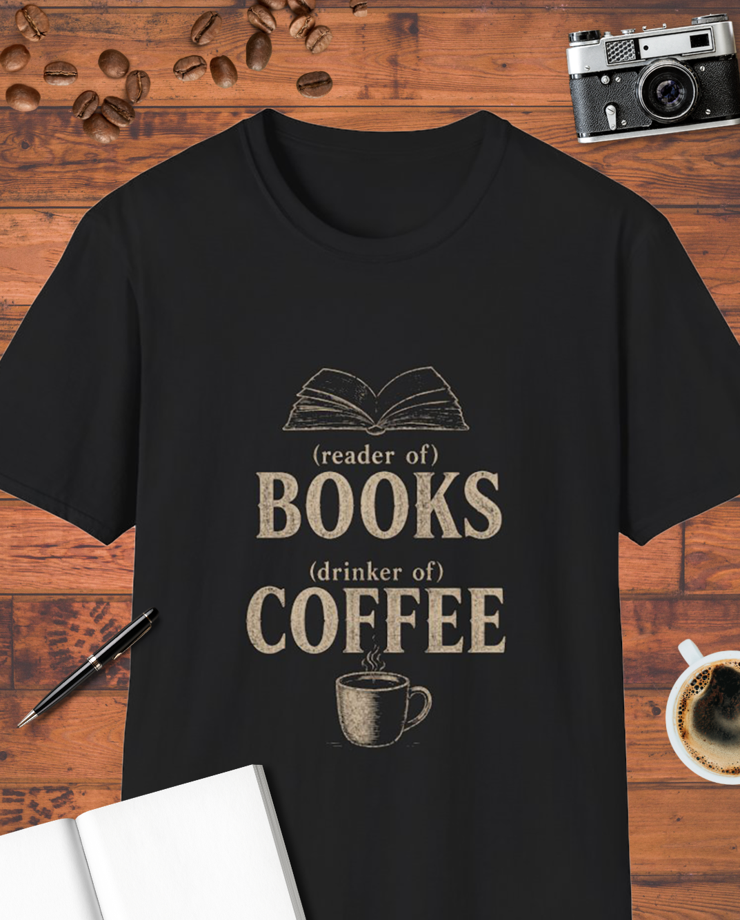 Reader of Books Drinker of Coffee T-Shirt