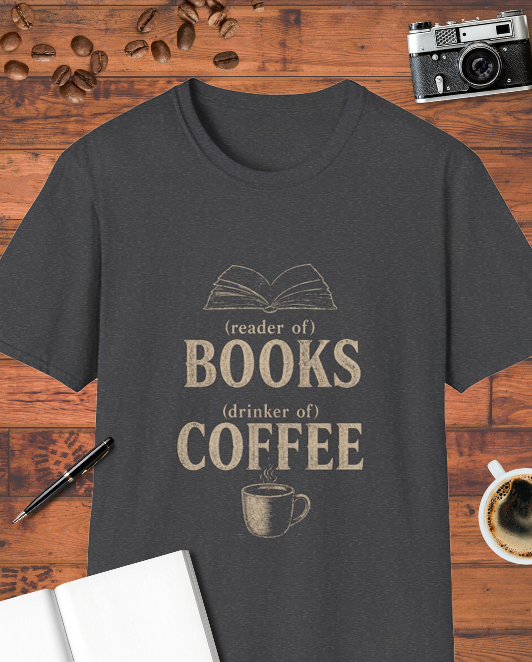 Reader of Books Drinker of Coffee T-Shirt