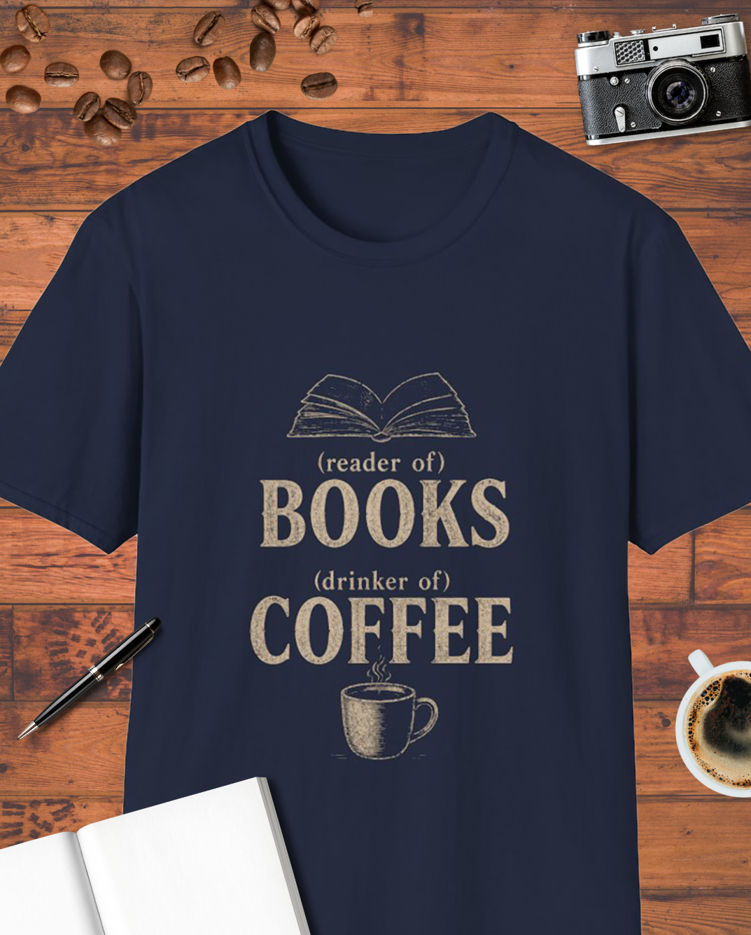 Reader of Books Drinker of Coffee T-Shirt