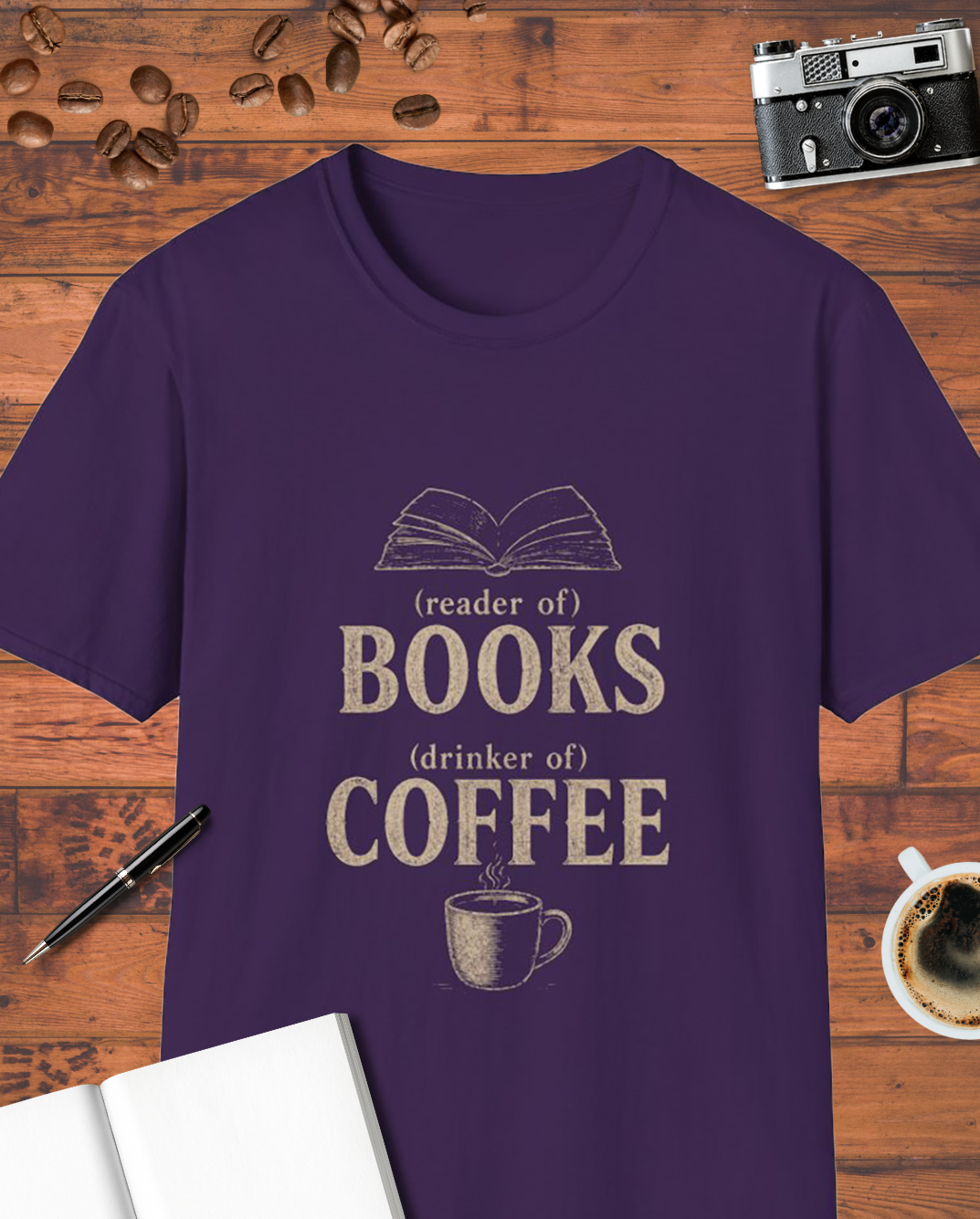 Reader of Books Drinker of Coffee T-Shirt