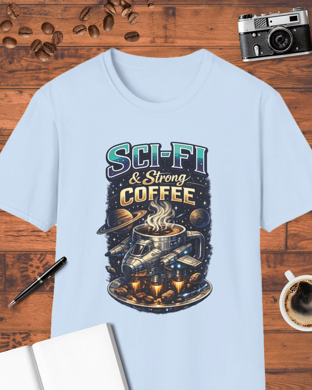 Sci-Fi and Strong Coffee T-Shirt