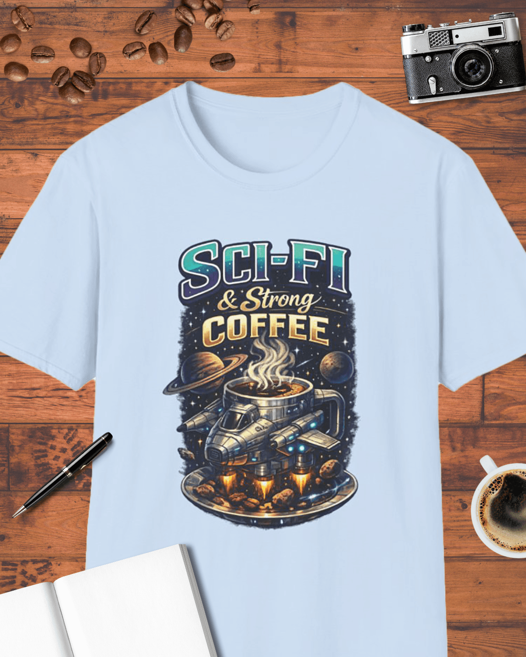 Sci-Fi and Strong Coffee T-Shirt